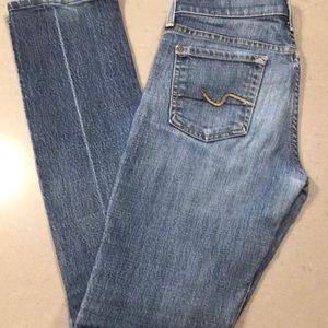 7 For All Mankind Straight Leg Jeans 26 X 30